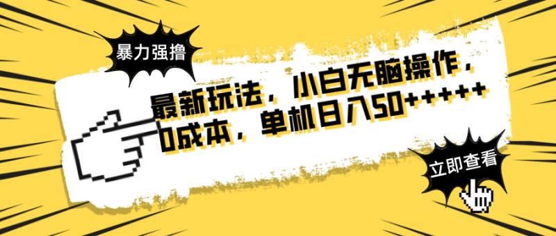 （14400期）最新玩法 广告暴力强撸 傻瓜式操作 无需养鸡 矩阵式操作 可无限放大 单…-副业网