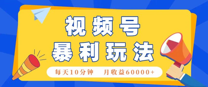 视频号AI赚钱法，每天只需10分钟，月入6万+！（超详细拆解）-副业城