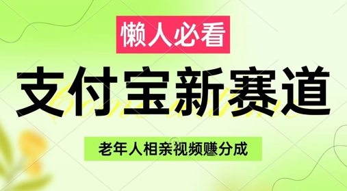 支付宝新赛道，利用老年人相亲视频，挣分成收益，轻松月入过W，操作简单-副业网