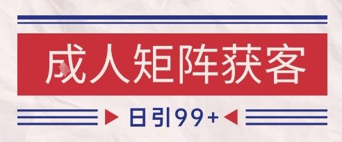 小红书某音橙人赛道引流获客，自热矩阵日引200+-副业网