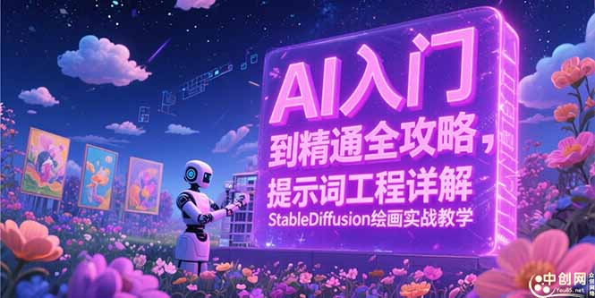 AI入门到精通全攻略，提示词工程详解，StableDiffusion绘画实战教学-副业网