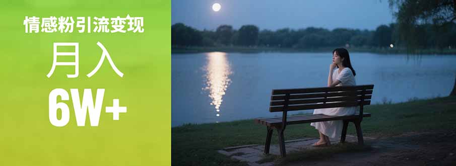 情感粉引流变现实操课：单月变现6w+，情感粉引流变现实操课-副业网