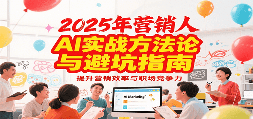 2025年营销实战方法论与避坑指南，利用AI提升营销效率与职场竞争力-副业网