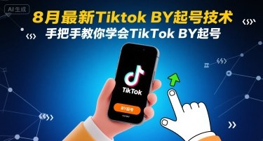 8月最新Tiktok搬运起号技术，手把手教你学会TikTok搬运起号-副业网