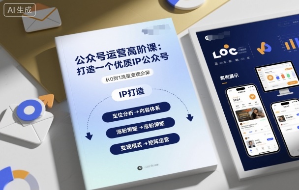 公众号运营高阶课，打造一个优质IP公众号-副业网
