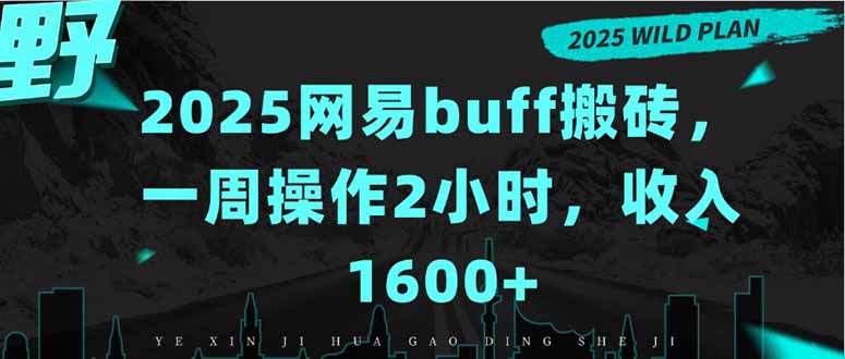 2025网易buff搬砖，一周操作2小时，收入1600+-副业网