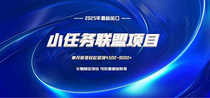 小任务联盟项目：一台电脑每天只需10分钟，轻松简单稳定-副业网