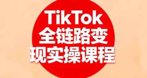 小杨老师·TikTok全链路变现实操课程-副业网