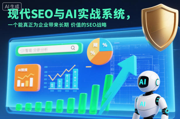 现代SEO与AI实战系统，一个能真正为企业带来长期价值的SEO战略(英语+中文字幕)-副业网