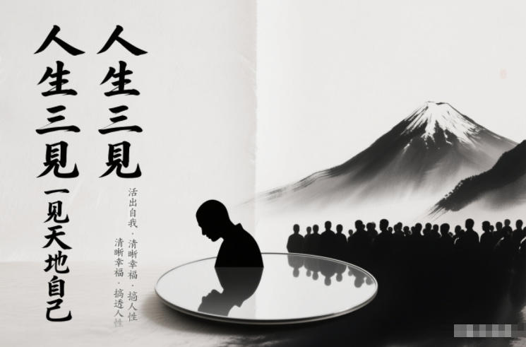 人生三见一见天地见众生见自己，活出自我拥有清晰幸福人生，搞透人性-副业网