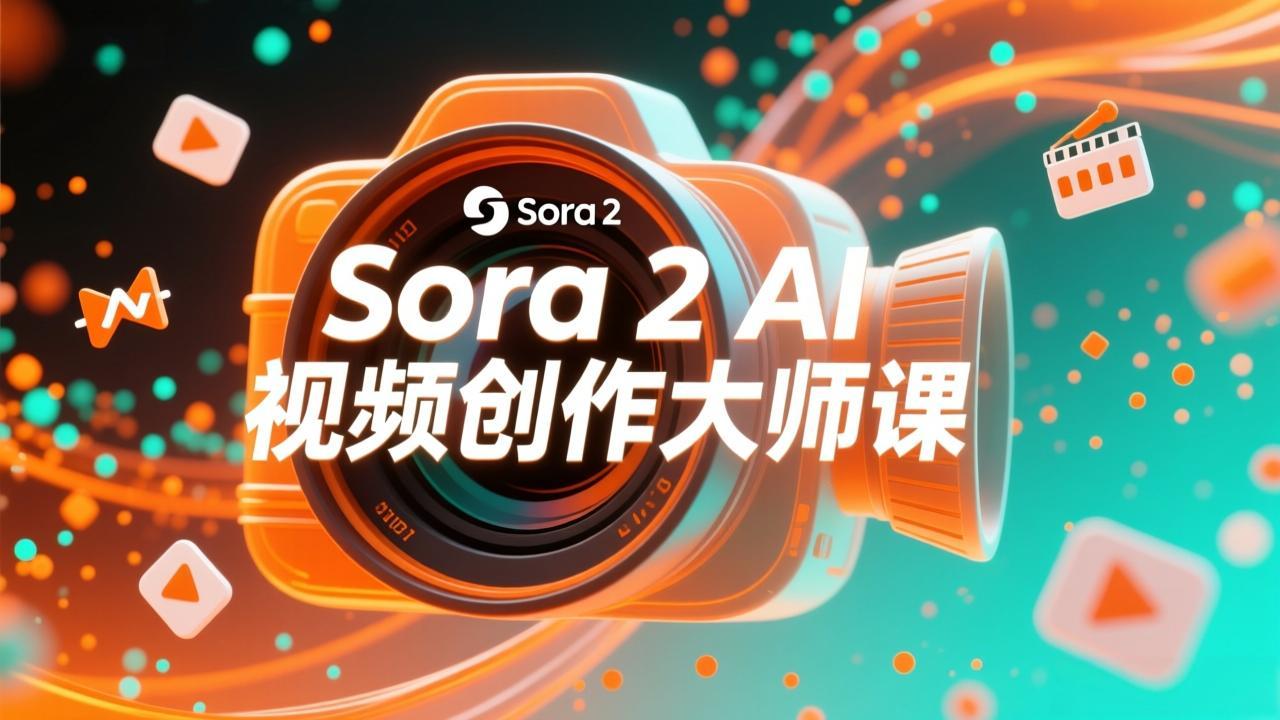 如何利用Sora 2创建流行AI人工智能视频大师班教程：掌握创作全流程，产出百万播放内容-副业网