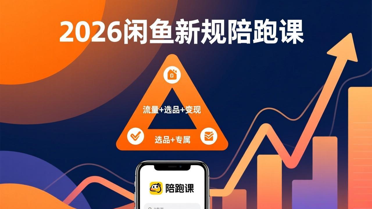 2026闲鱼高阶陪跑课全新上线，带你吃透新规玩转选品流量，从零搭建稳定变现盈利体系-副业网