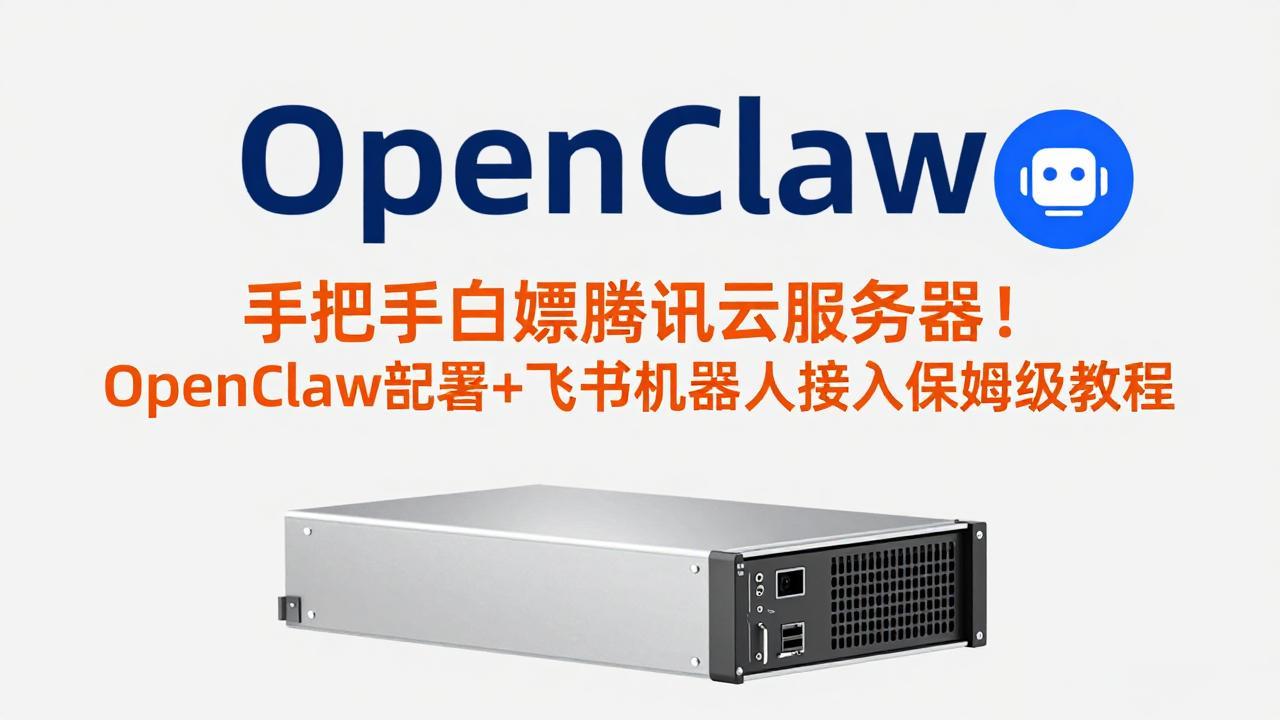 手把手白嫖腾讯云服务器！OpenClaw部署+飞书机器人接入保姆级教程-副业网