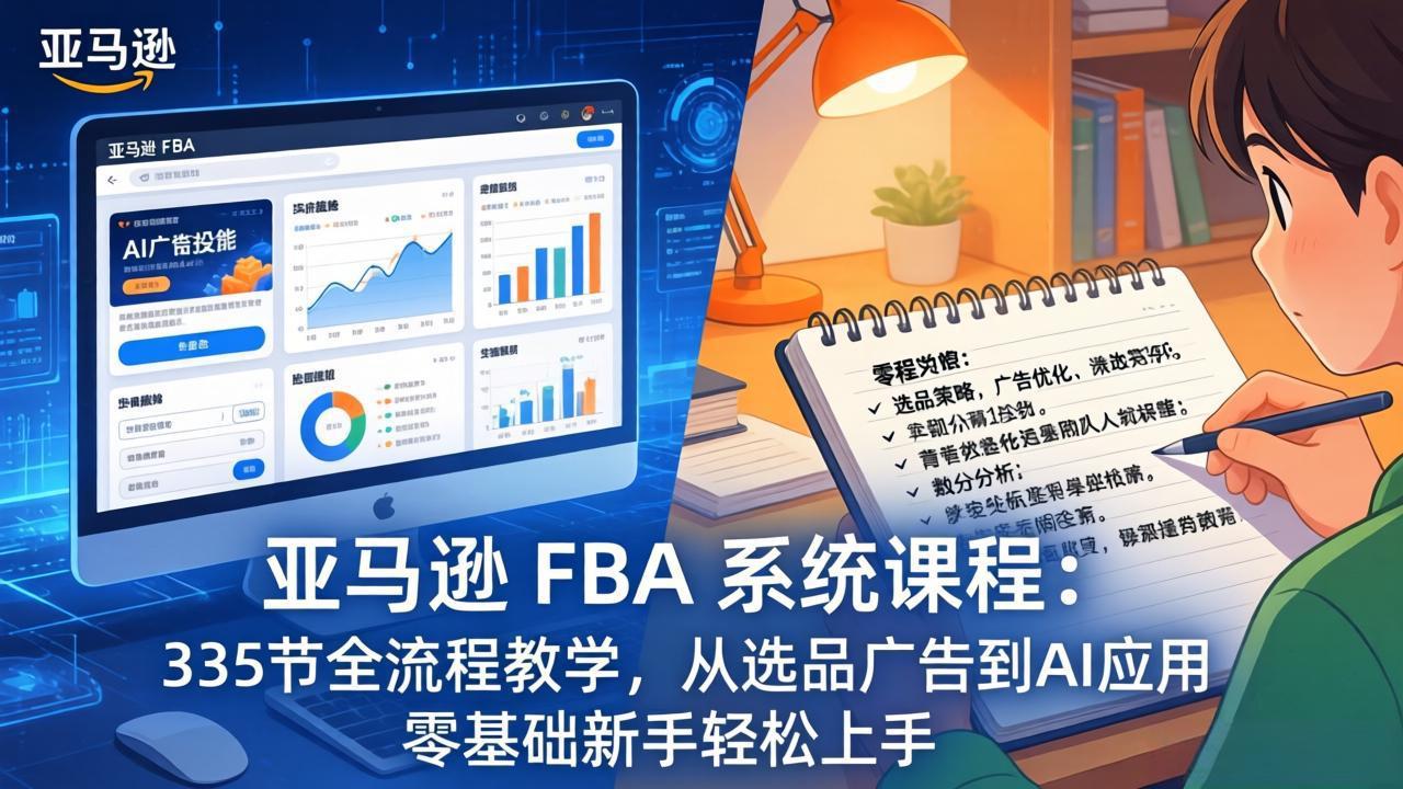 亚马逊 FBA 系统课程(更新26年3月-副业网