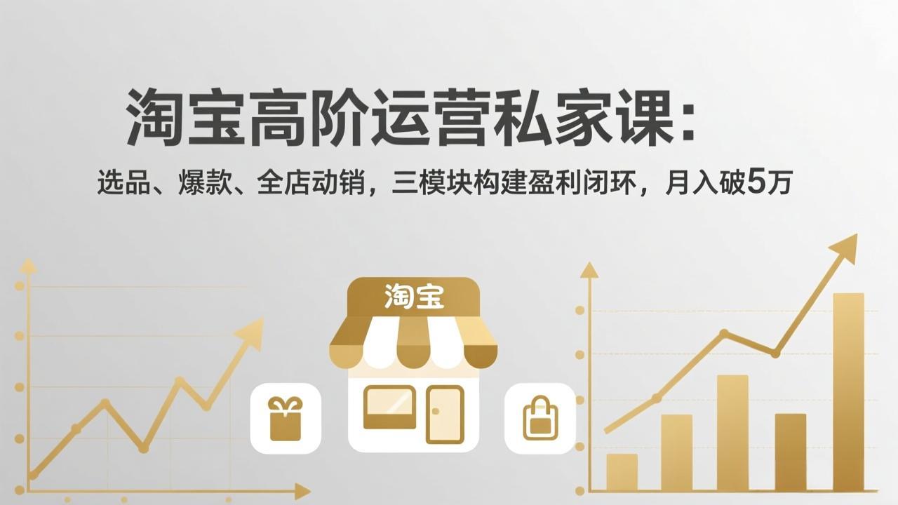 淘宝高阶运营私家课(更新26年4月-副业网