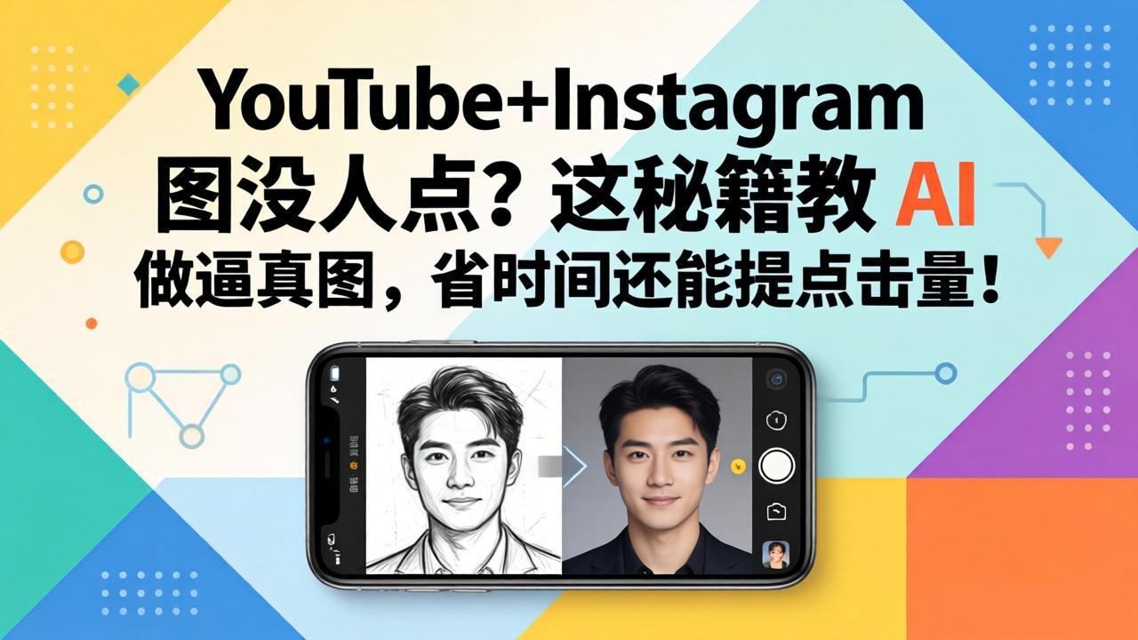YouTube+Instagram图没人点？这秘籍教 AI 做逼真图，省时间还能提点击量-副业网