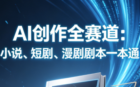 AI创作全赛道：小说、短剧、漫剧剧本一本通(更新5月)-副业网