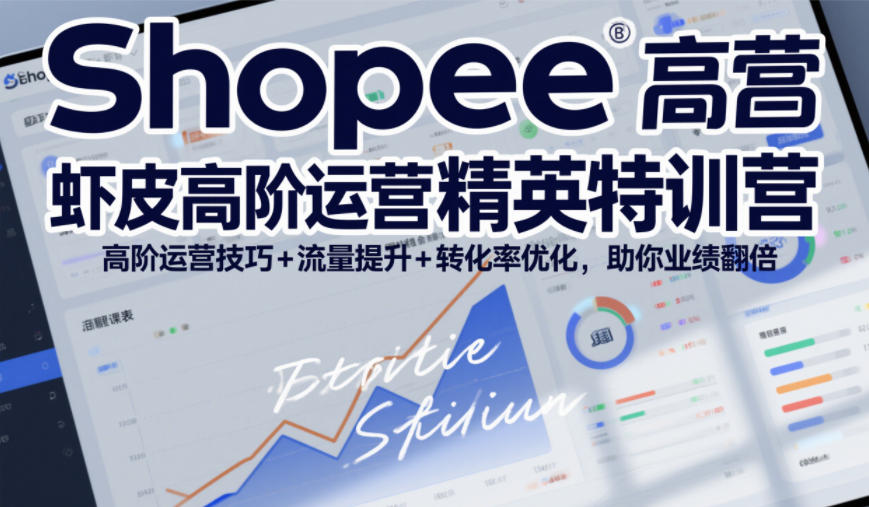 Shopee虾皮高阶运营精英特训营，高阶运营技巧+流量提升+转化率优化，助你业绩翻倍(更新26年5月)-副业网