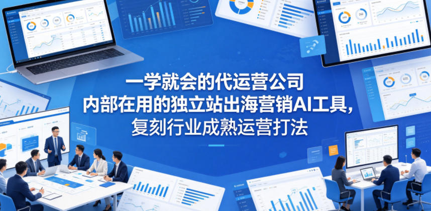 一学就会的代运营公司内部在用的独立站出海营销AI工具，复刻行业成熟运营打法-副业网