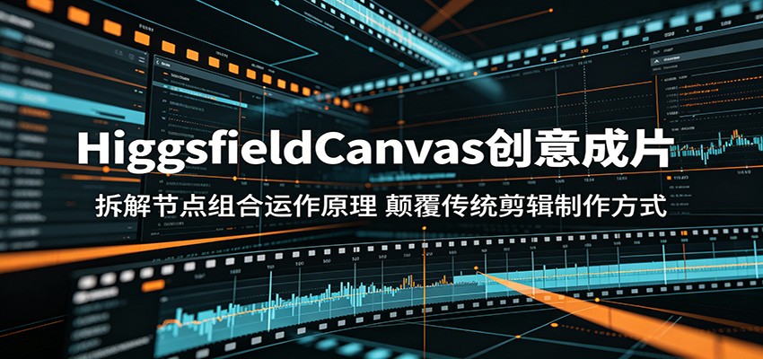 HiggsfieldCanvas创意成片:拆解节点组合运作原理,颠覆传统剪辑制作方式-副业网