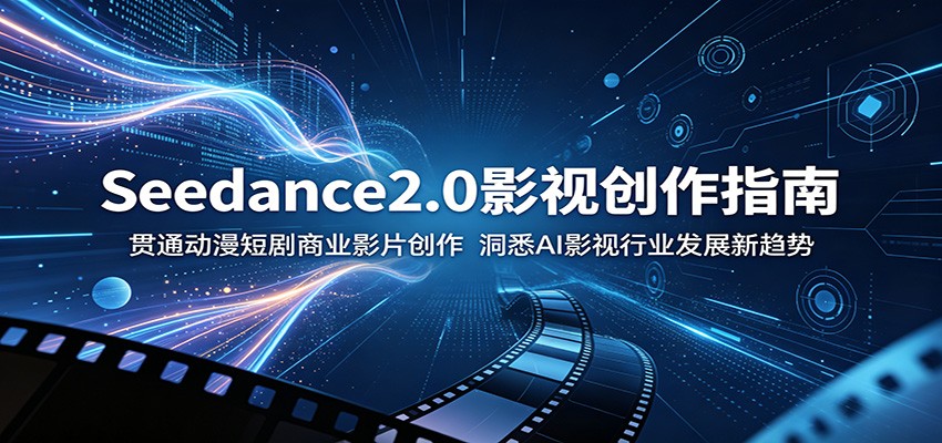 Seedance2.0影视创作指南：贯通动漫短剧商业影片创作，洞悉AI影视行业发展新趋势-副业网