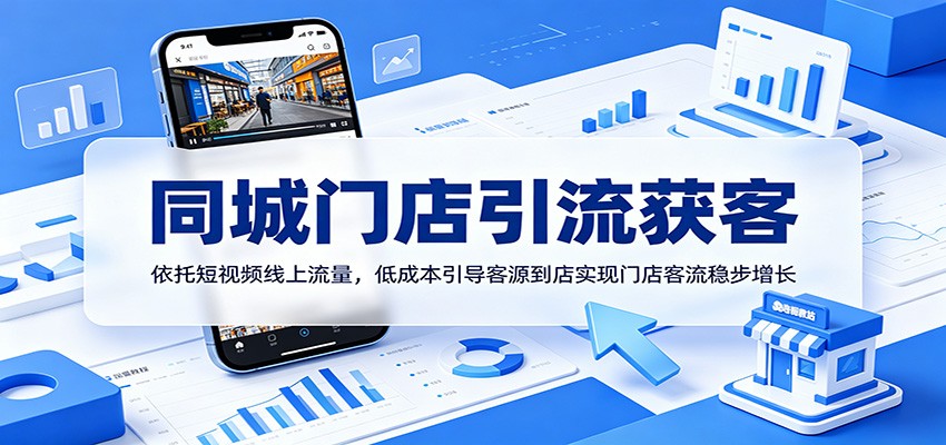 同城门店引流获客：依托短视频线上流量，低成本引导客源到店实现门店客流稳步增长-副业网